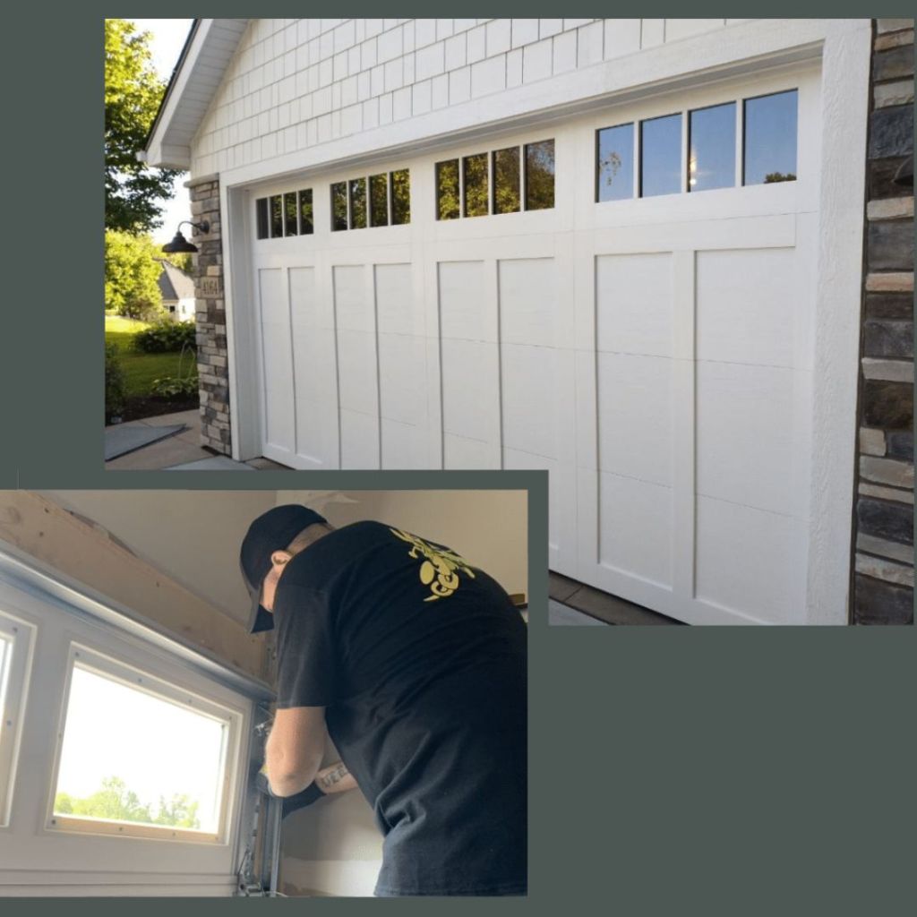 Mr. Spring Employee working on garage