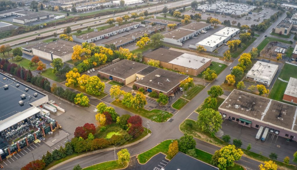 aerial view of plymouth minnesota