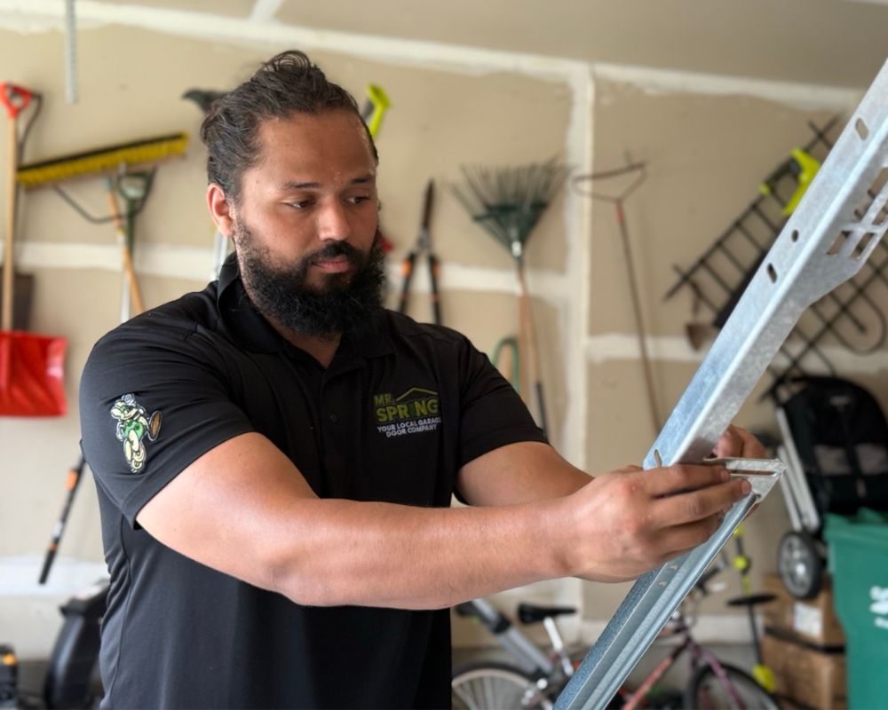 garage door track repair